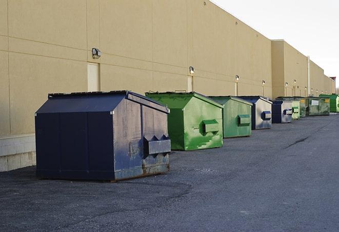 construction site waste management with dumpsters in Watertown